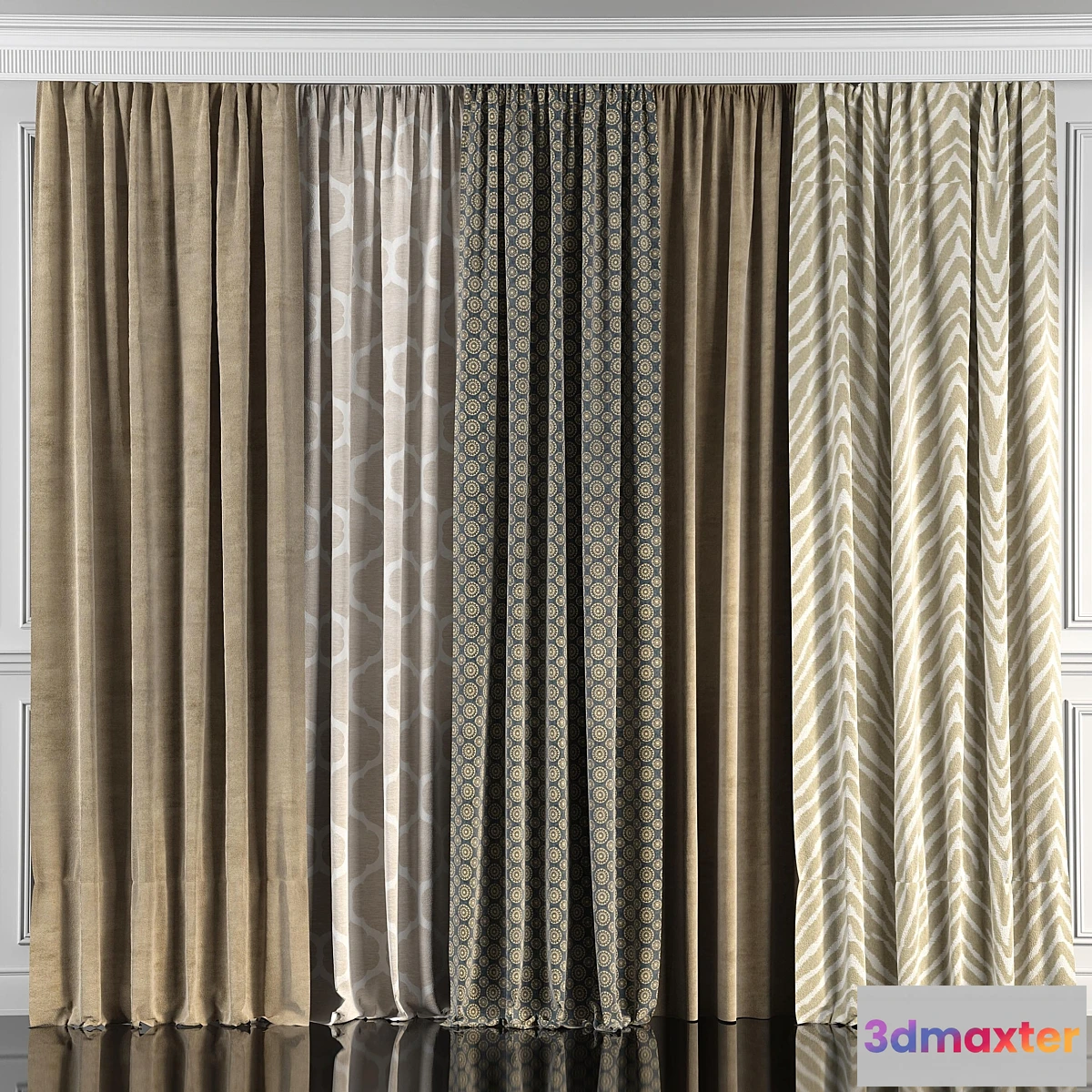 850159 - Curtains with window 45 - No.3
