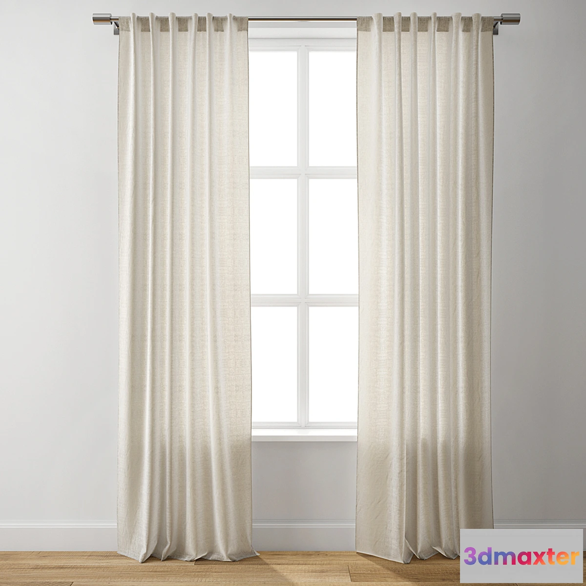 858081 - European Flax Linen Curtain - West Elm - No.4