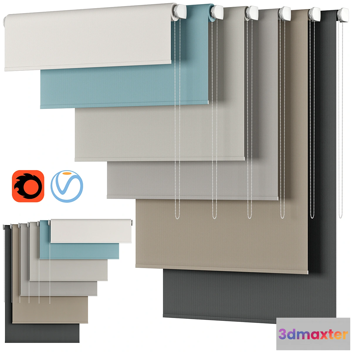 872827 - Roller Blind 72  Sunbrella  SMART - No.4