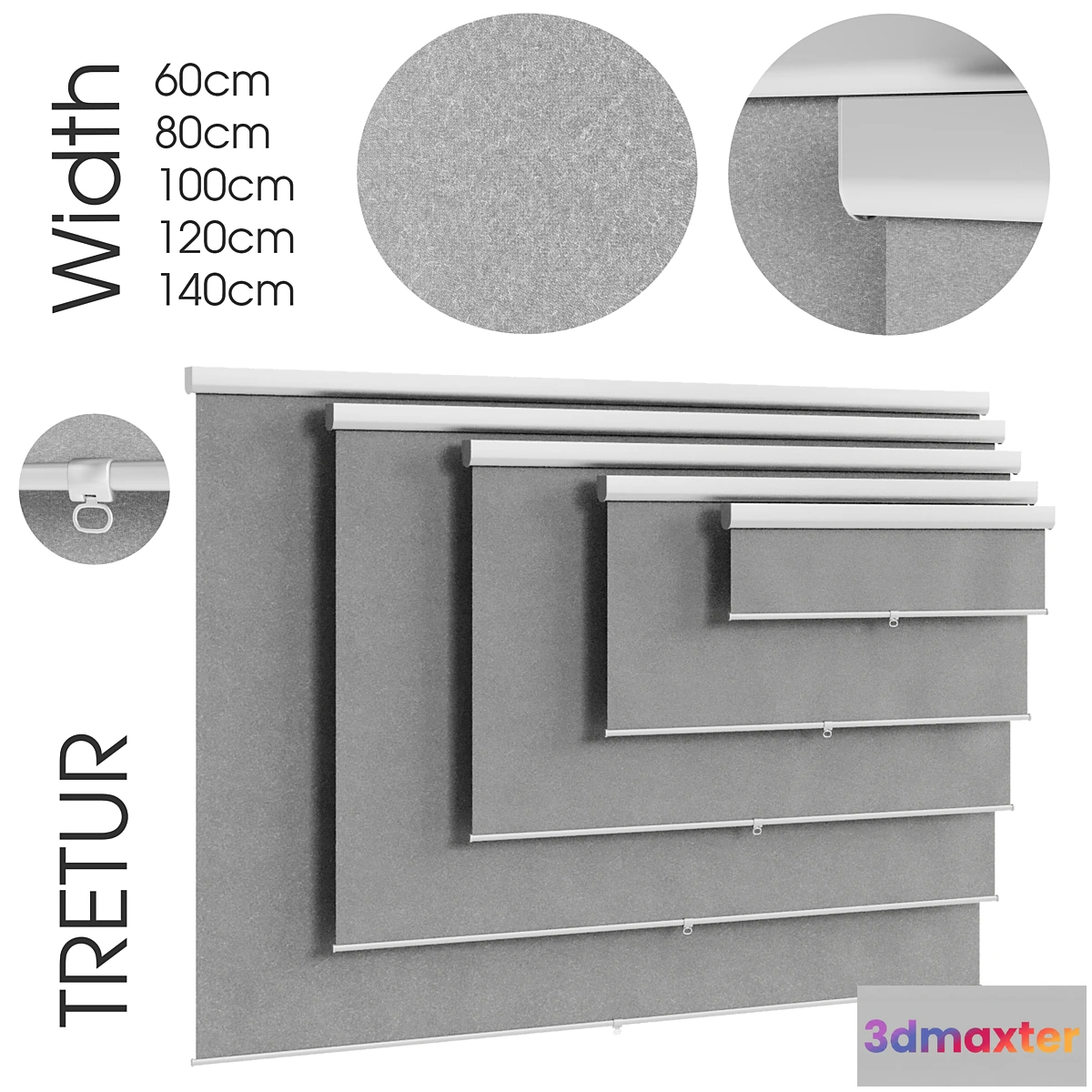 873049 - TRETUR. Ikea block-out roller blind - No.4