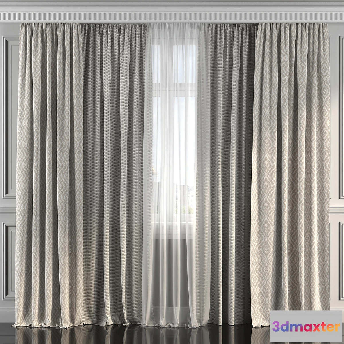 883844 - Curtains with window 190 - No.4