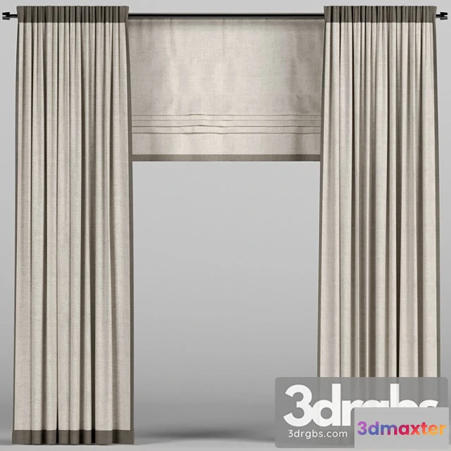 919776 - Beige curtains.