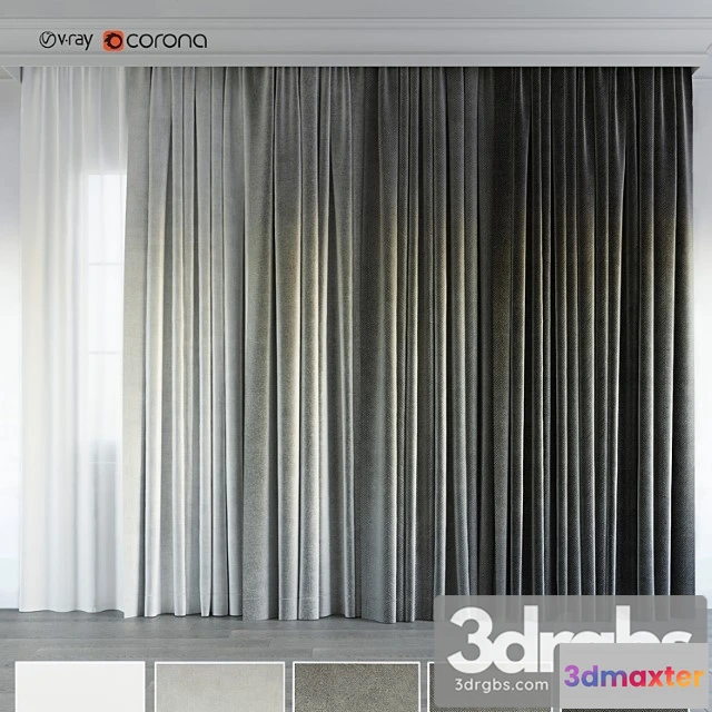 919798 - Blue Gradient Curtain 1