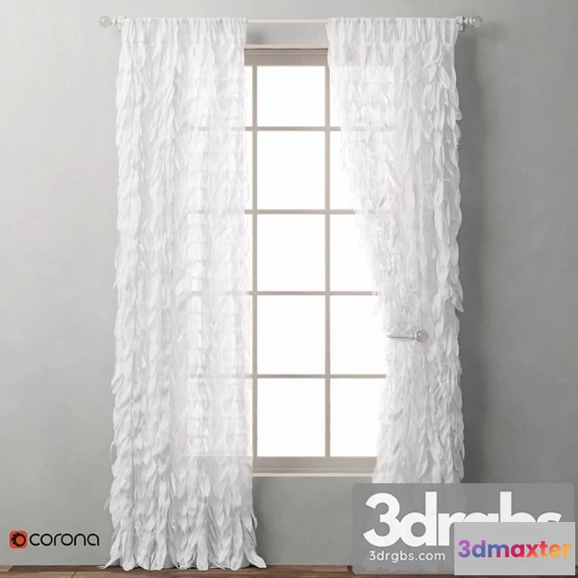 919850 - cascading tulle drapery panel 2