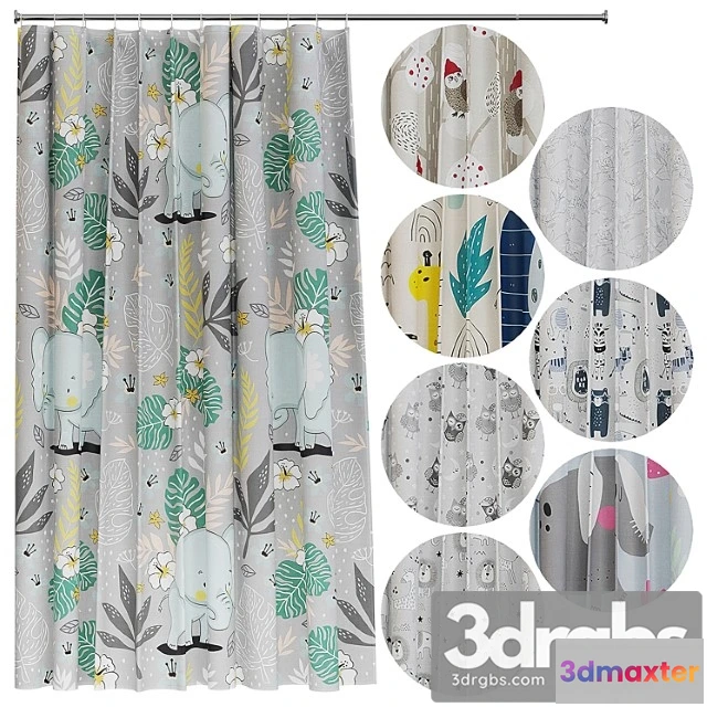 919854 - Childrens Bathroom Curtain