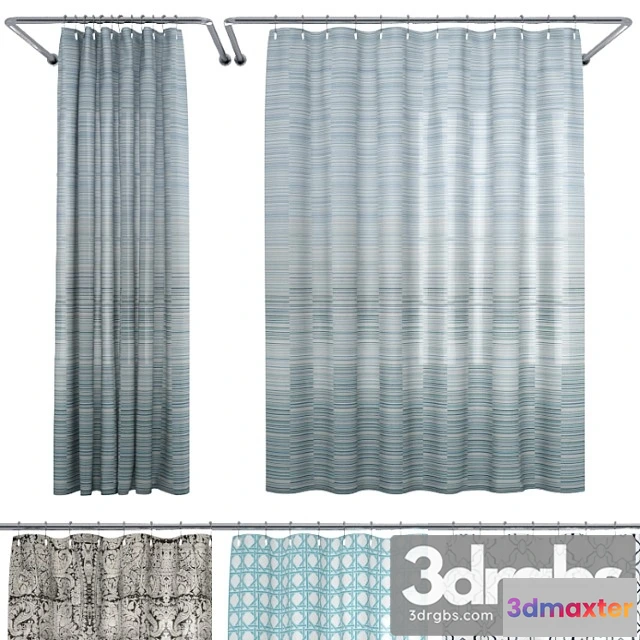919884 - Crate And Barrel Shower Curtain Collection 1 - No.2