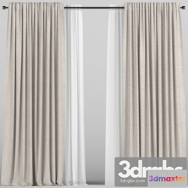 920770 - Curtains With Tulle