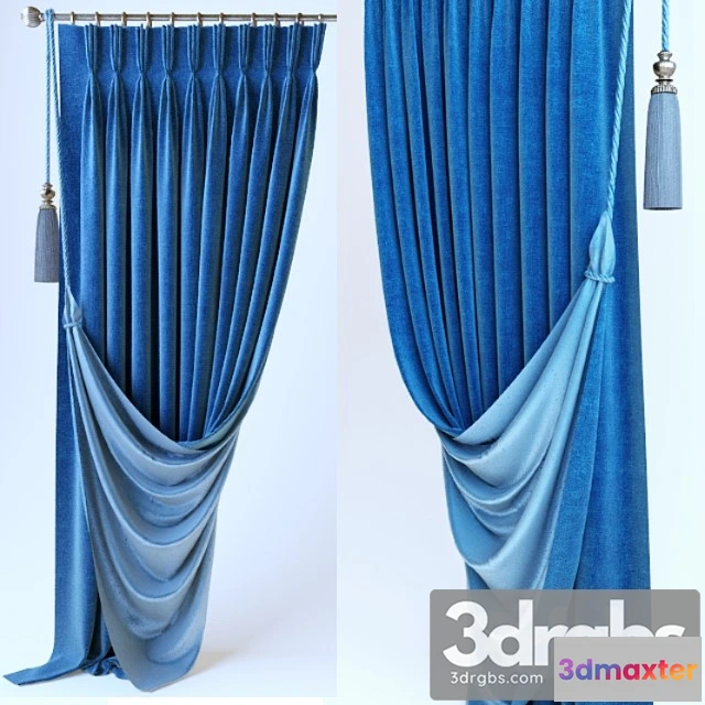 920786 - Curtains. french braid