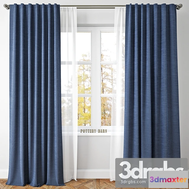 920870 - Emery linencotton drape-pottery barn