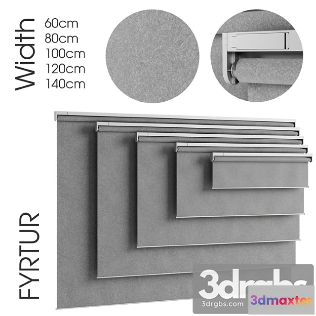 920954 - Fyrtur ikea block-out roller blind
