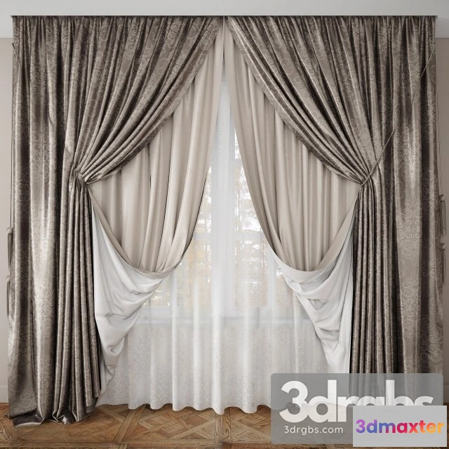 921096 - Neoclassic Curtain Luxury