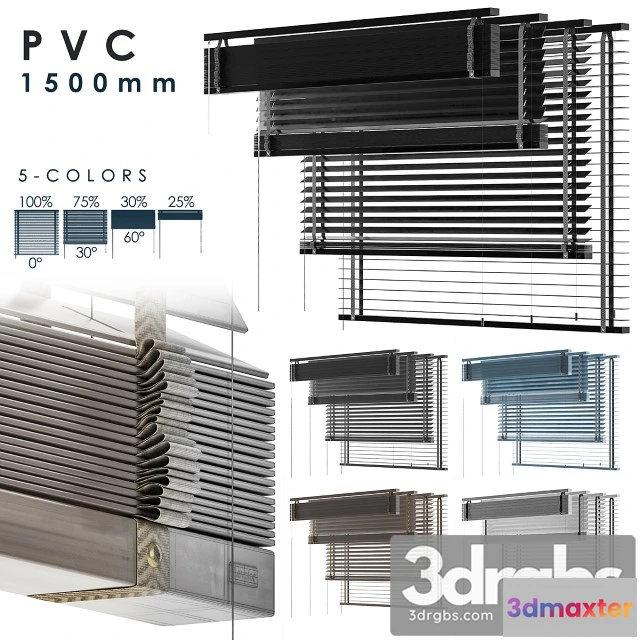 921118 - PVC Blind 1500 in 45 mm