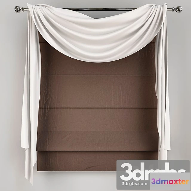 921242 - Roman curtain beautiful design