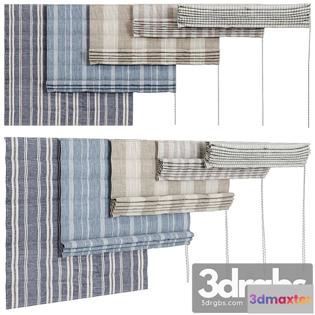 921370 - Striped roman blind