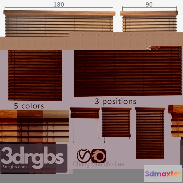 921446 - Wooden Blinds 50mm