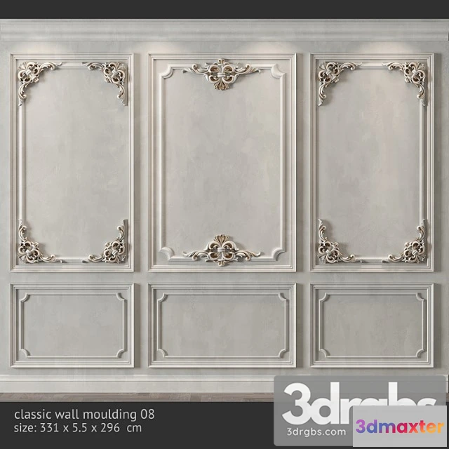 1018676 - Classic wall molding 08