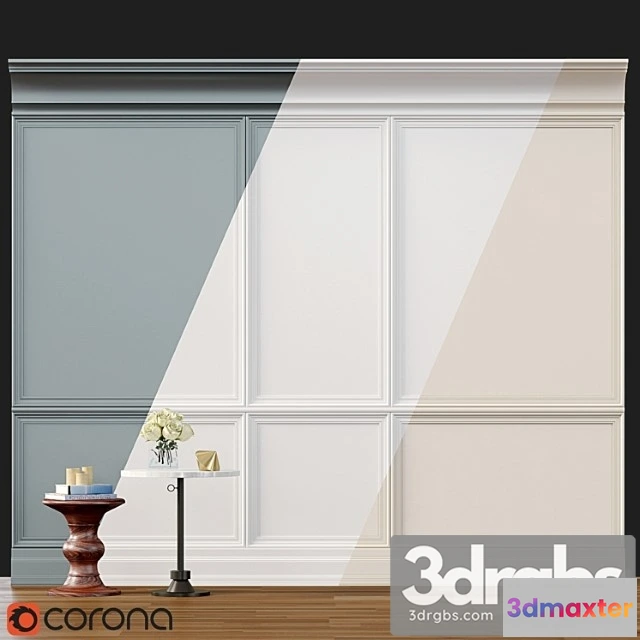 1018732 - Wall molding 2. boiserie classic panels