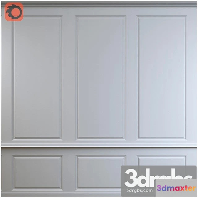 1018746 - Wall panel milled composition with moldings