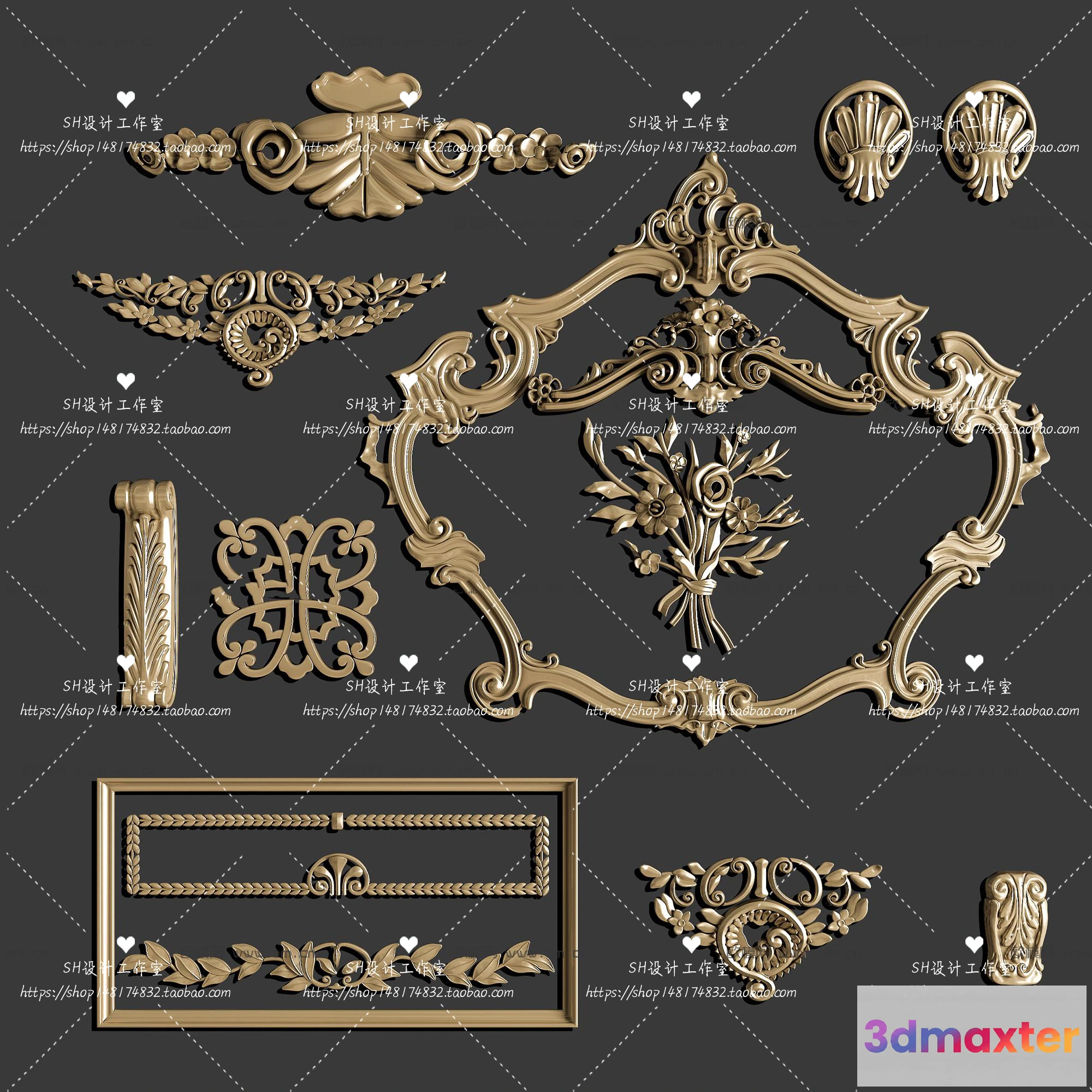 1135928 - Decorative Plaster - 3D Models - 0007