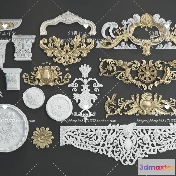 1135930 - Decorative Plaster - 3D Models - 0008