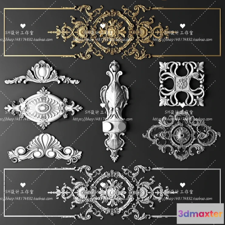 1135932 - Decorative Plaster - 3D Models - 0009