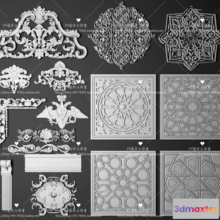 1135934 - Decorative Plaster - 3D Models - 0010