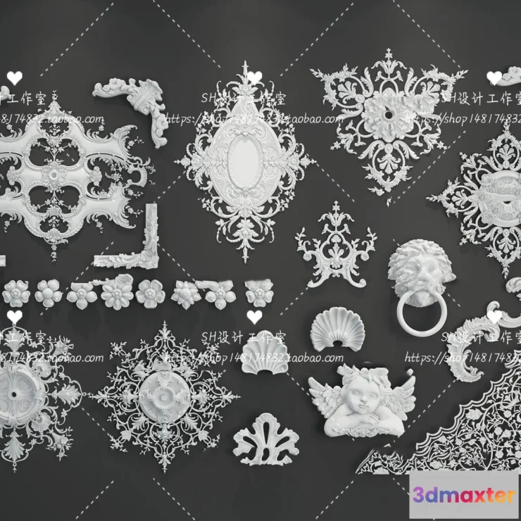 1135942 - Decorative Plaster - 3D Models - 0014