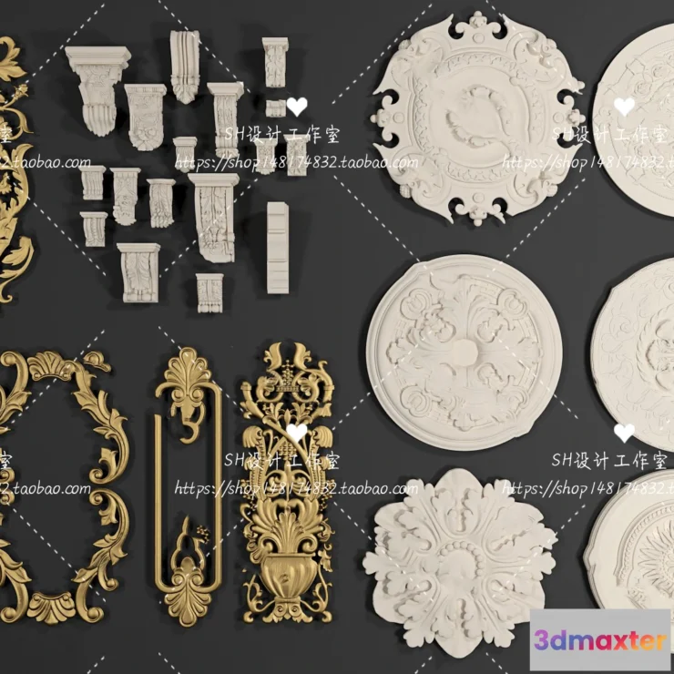 1135948 - Decorative Plaster - 3D Models - 0017