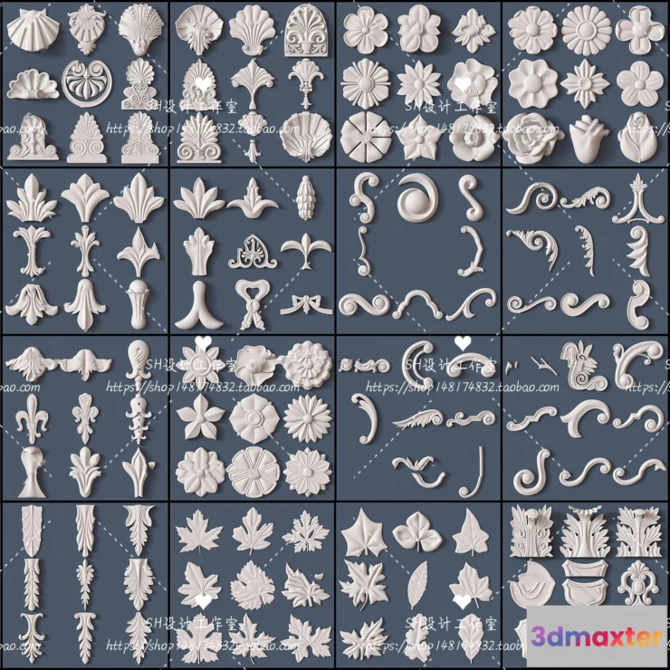 1135954 - Decorative Plaster - 3D Models - 0020