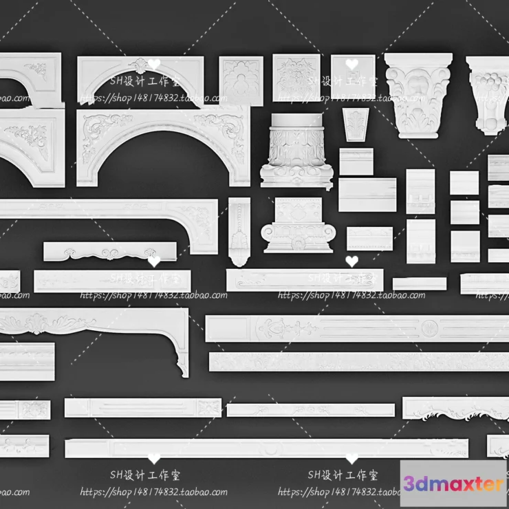 1136014 - Decorative Plaster - 3D Models - 0050