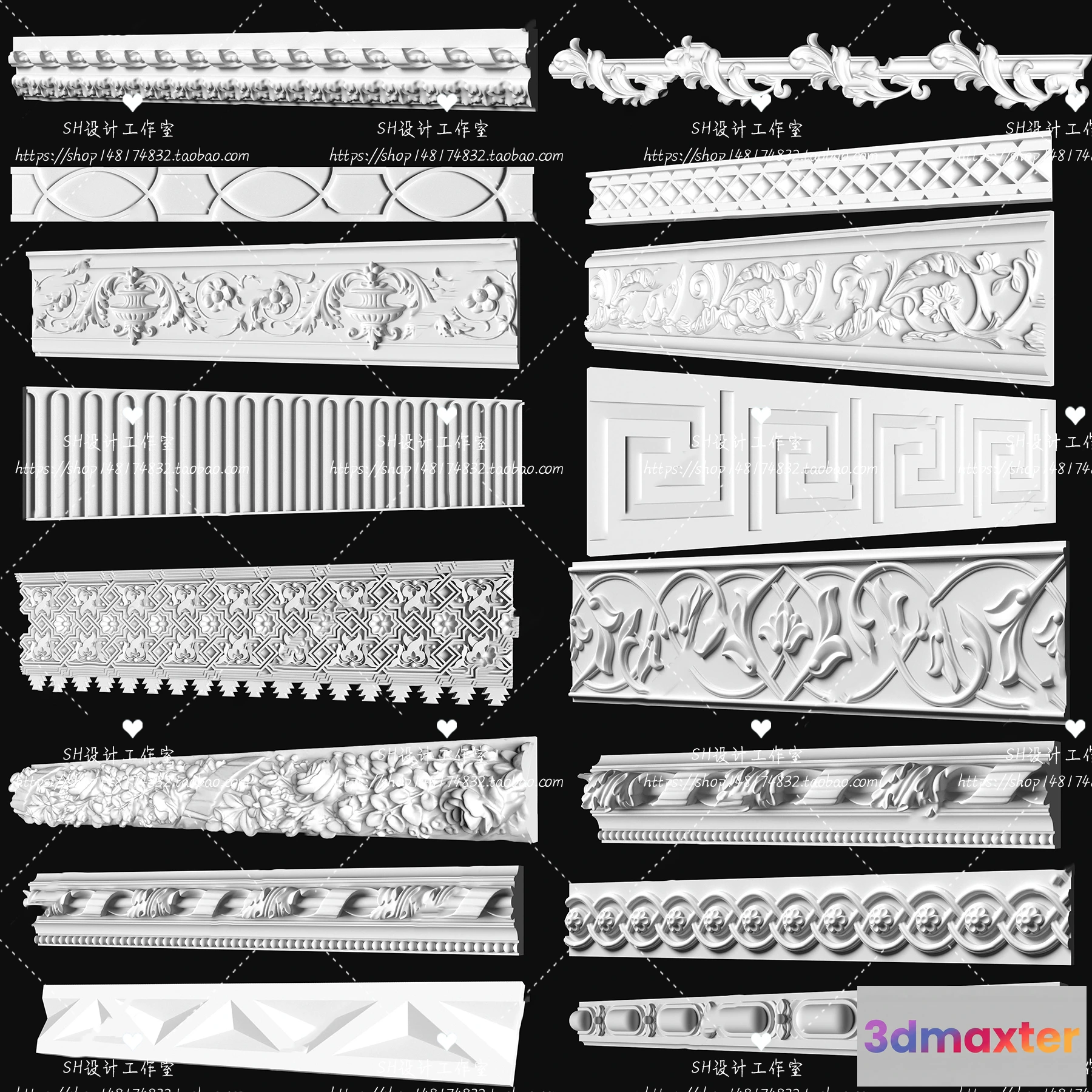 1136016 - Decorative Plaster - 3D Models - 0051