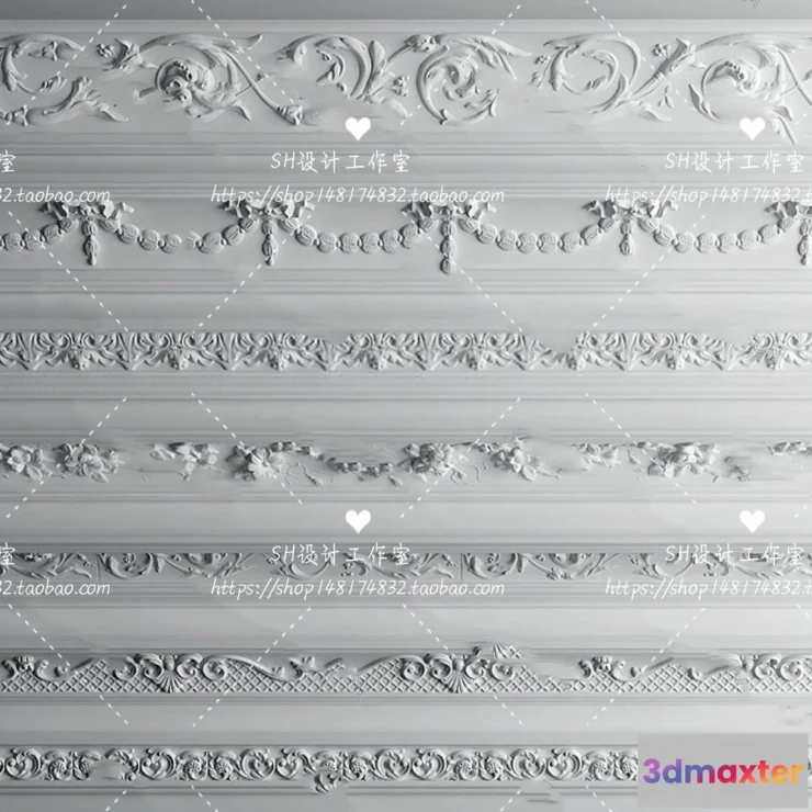 1136042 - Decorative Plaster - 3D Models - 0064