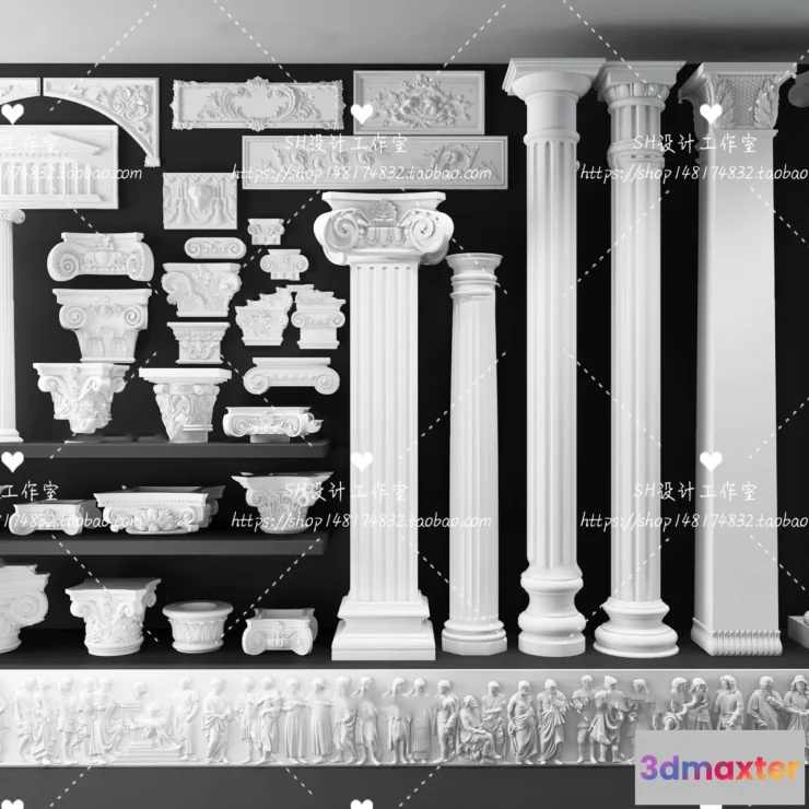 1136122 - Decorative Plaster - 3D Models - 0104