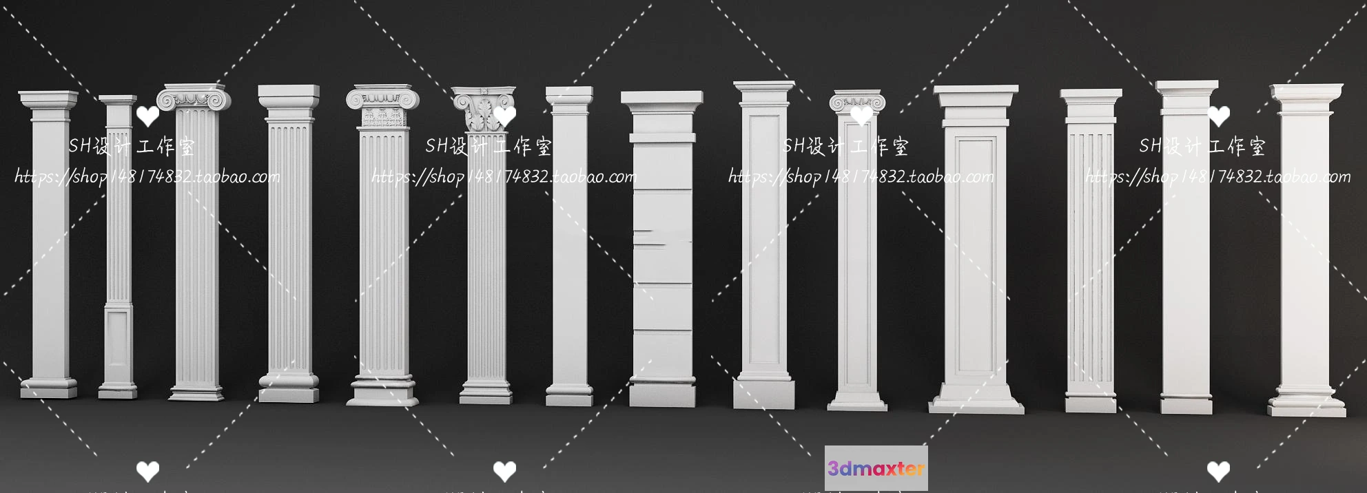 1136128 - Decorative Plaster - 3D Models - 0107