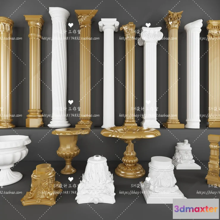 1136132 - Decorative Plaster - 3D Models - 0109