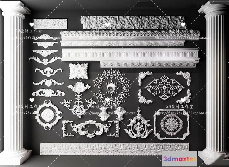 1136134 - Decorative Plaster - 3D Models - 0110