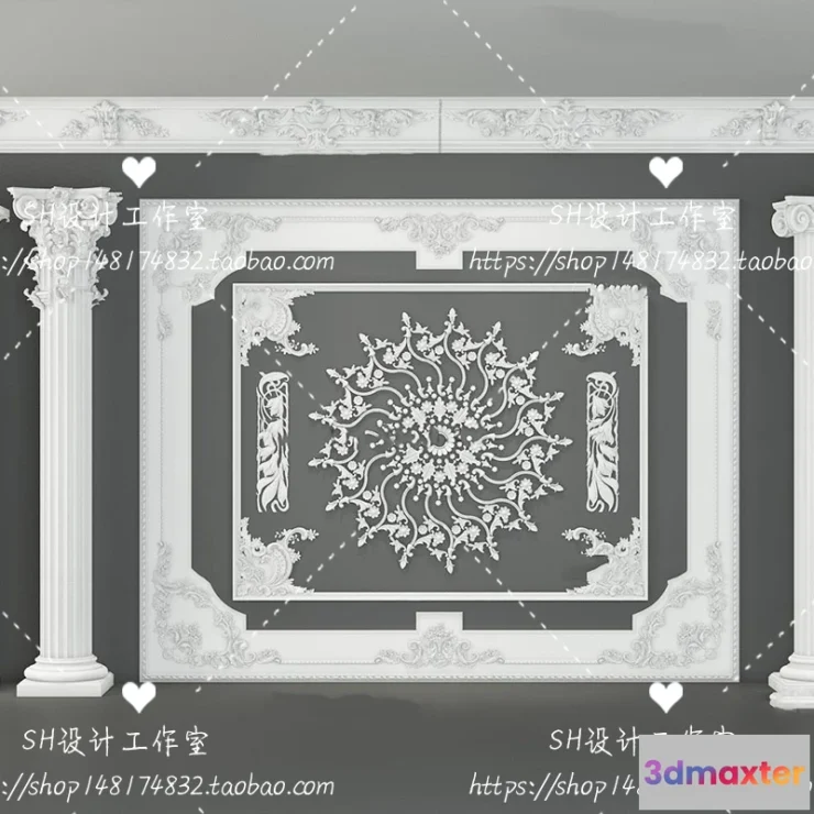 1136138 - Decorative Plaster - 3D Models - 0112