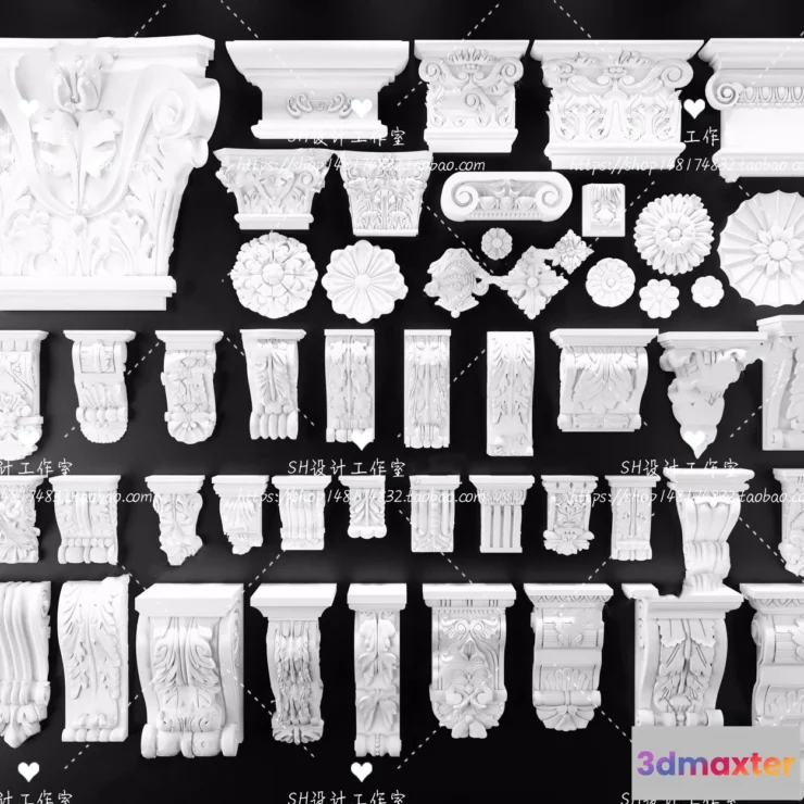 1136148 - Decorative Plaster - 3D Models - 0117