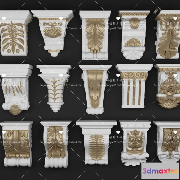 1136150 - Decorative Plaster - 3D Models - 0118
