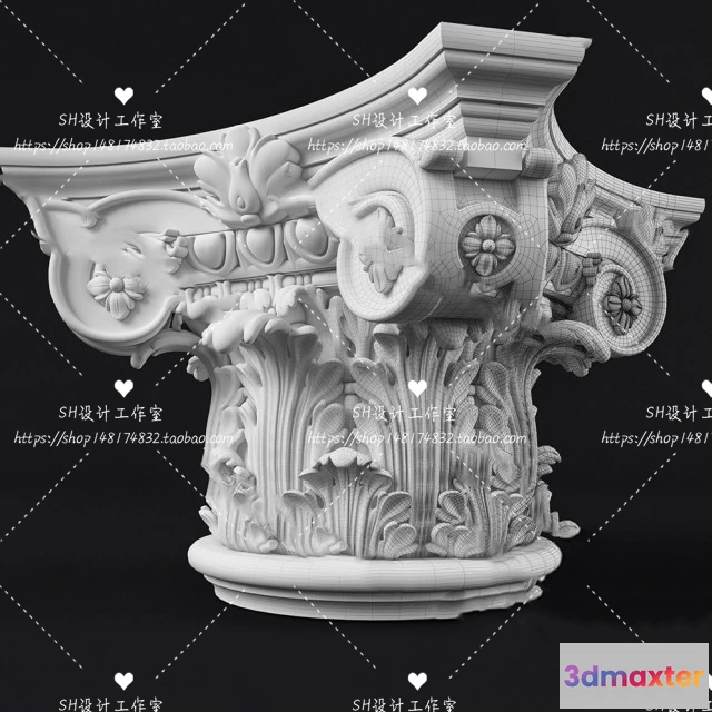 1136152 - Decorative Plaster - 3D Models - 0119