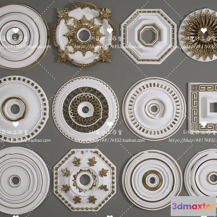 1136196 - Decorative Plaster - 3D Models - 0141