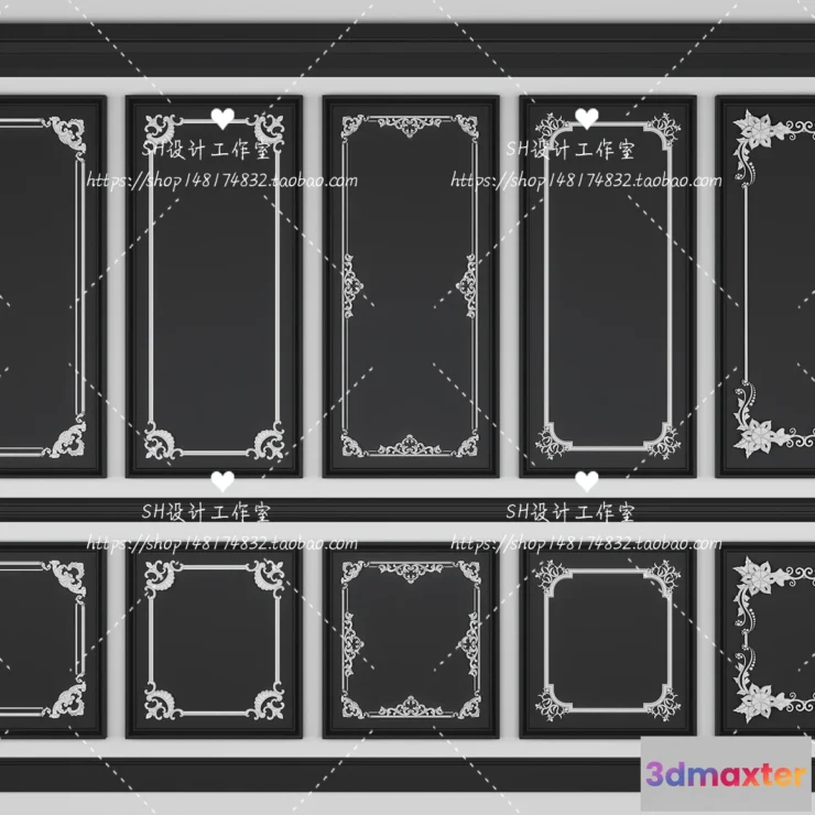 1136254 - Decorative Plaster - 3D Models - 0170