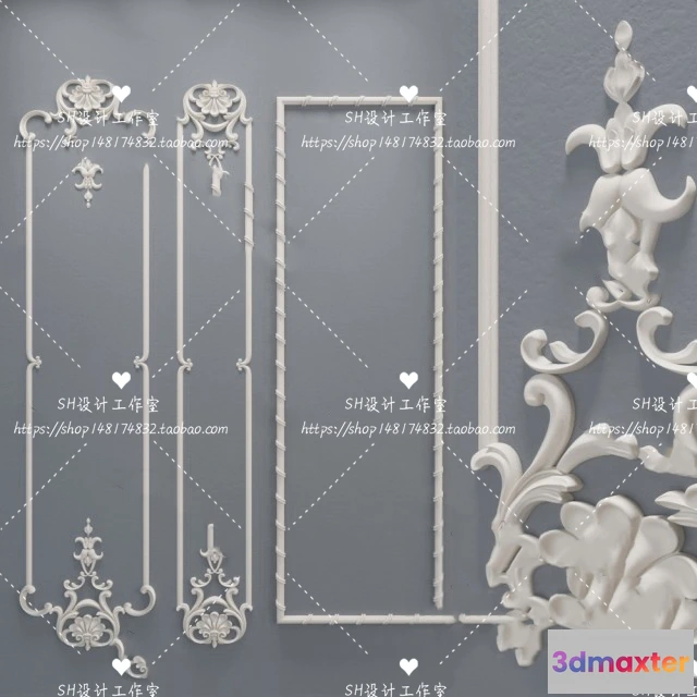 1136264 - Decorative Plaster - 3D Models - 0175