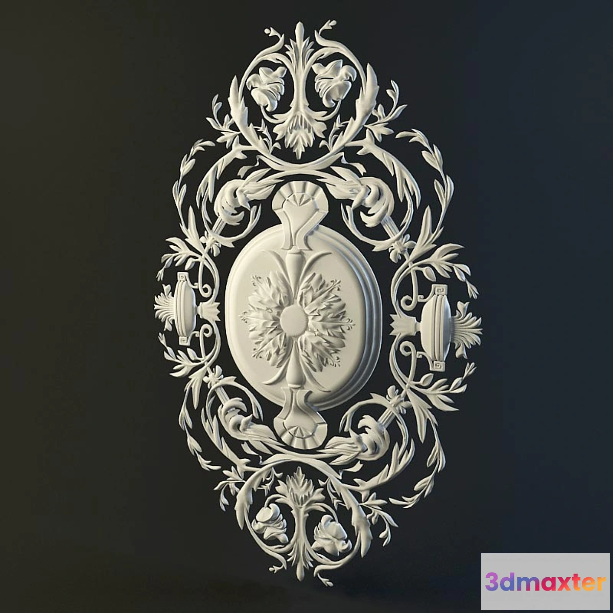 1266971 - Mouldings from plaster 3D Max