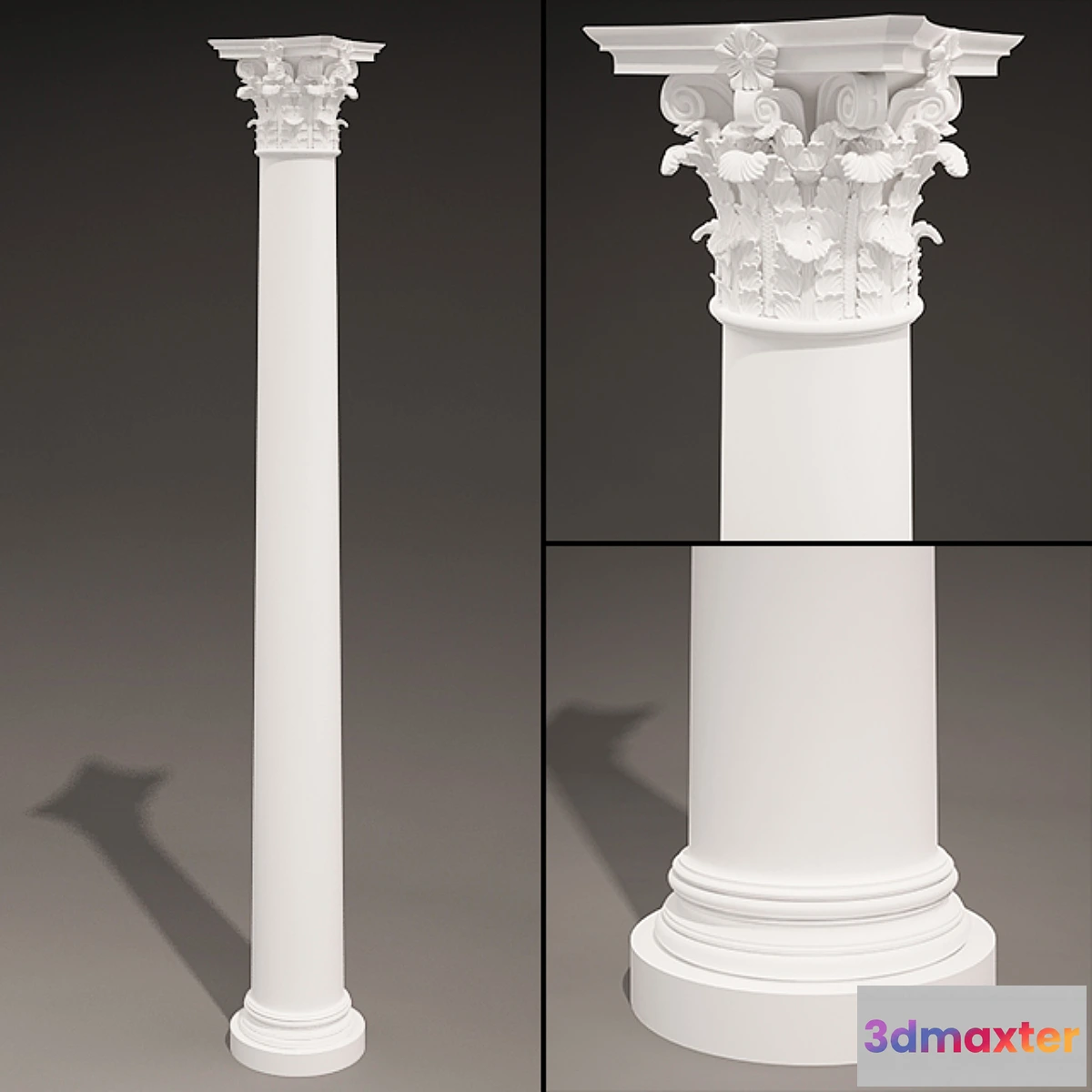 1267303 - Antique Column 3D Max