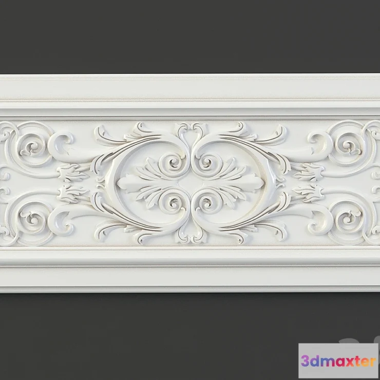 1269545 - Furniture with carved facade element 3D Max