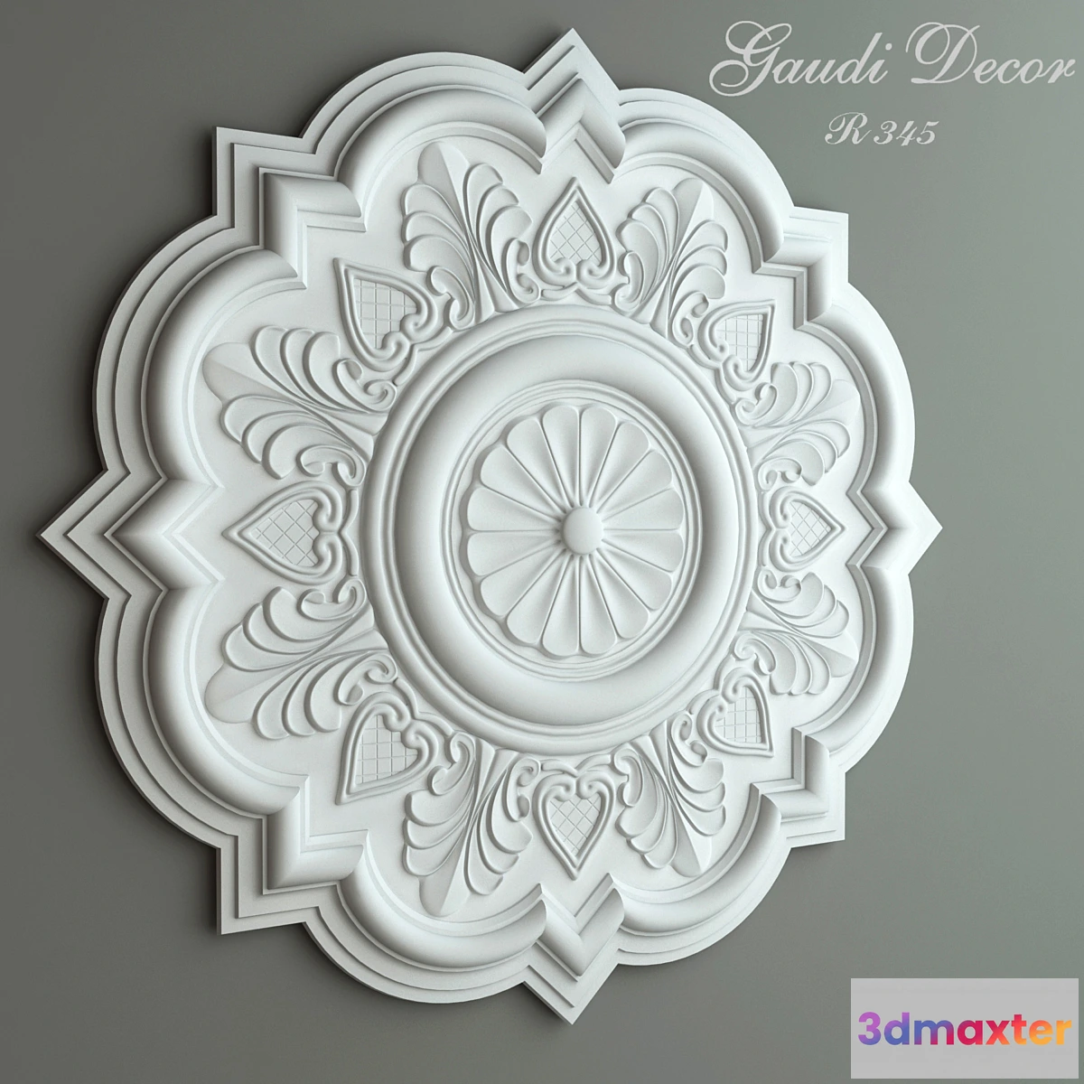 1274176 - Ceiling rosette “Gaudi Decor” 3D Max