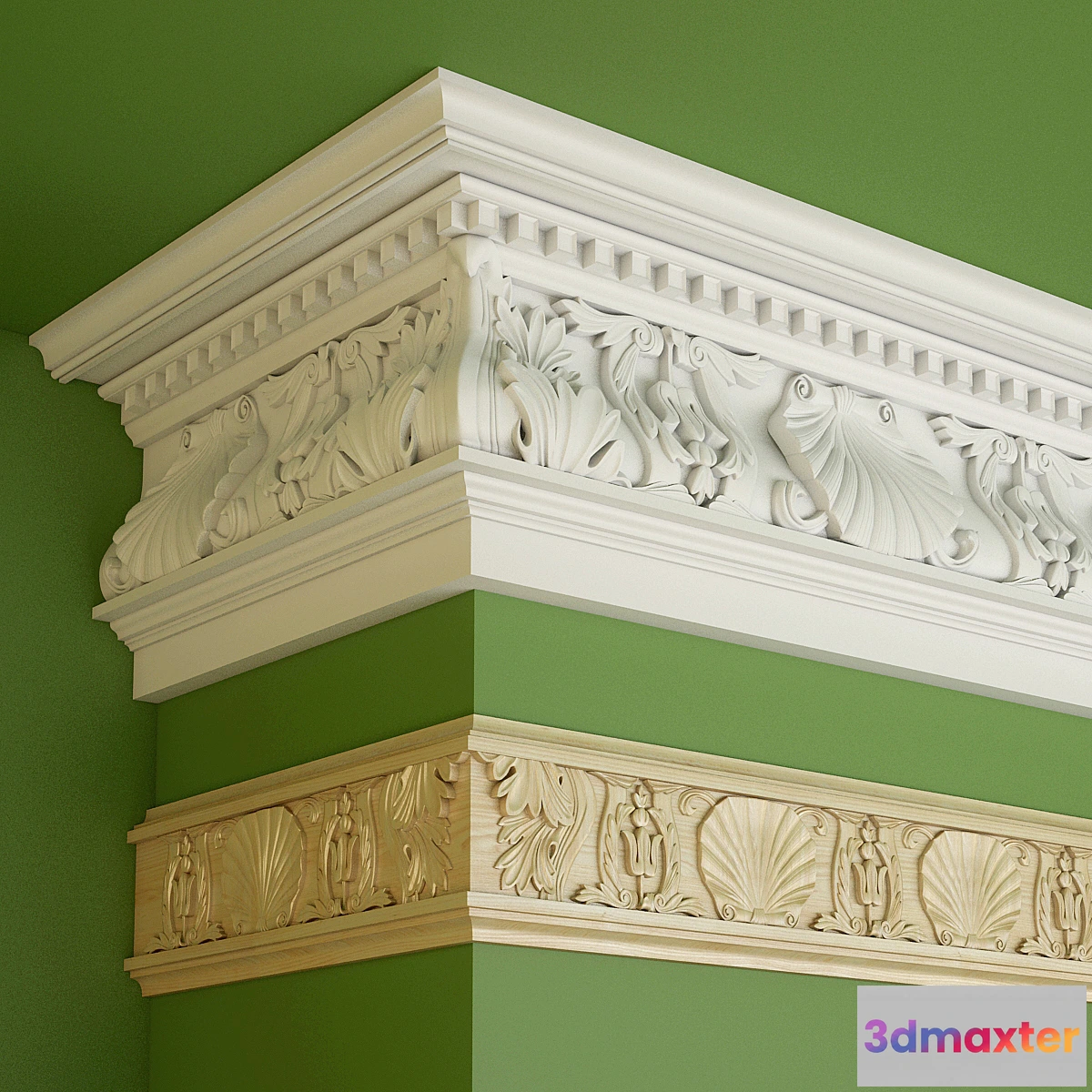 1274186 - Cornices and molding 3D Max