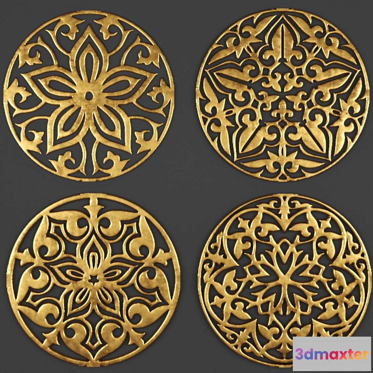 1276402 - Rosette. 3D Max