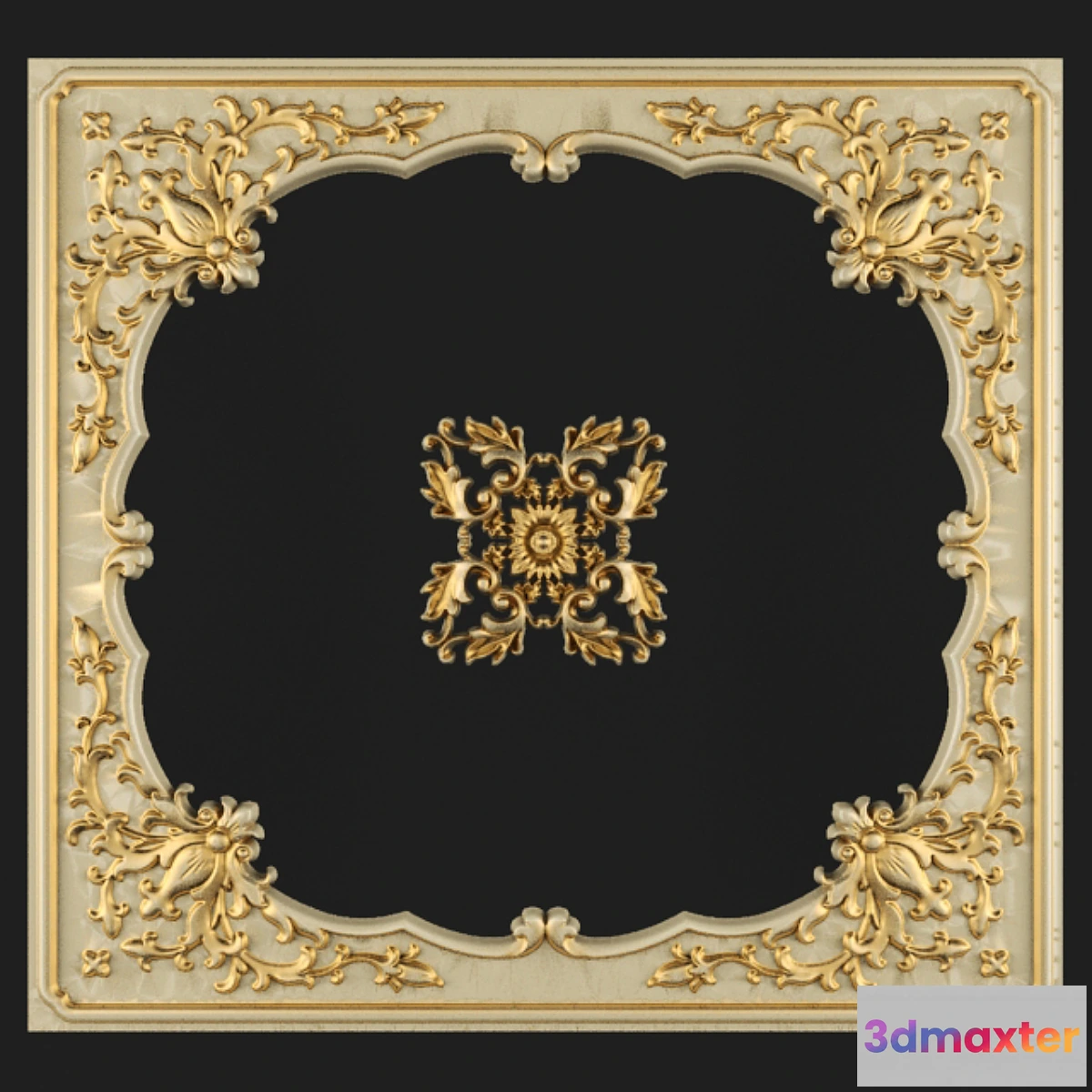 1277344 - Stucco ceiling. - No.2 3D Max